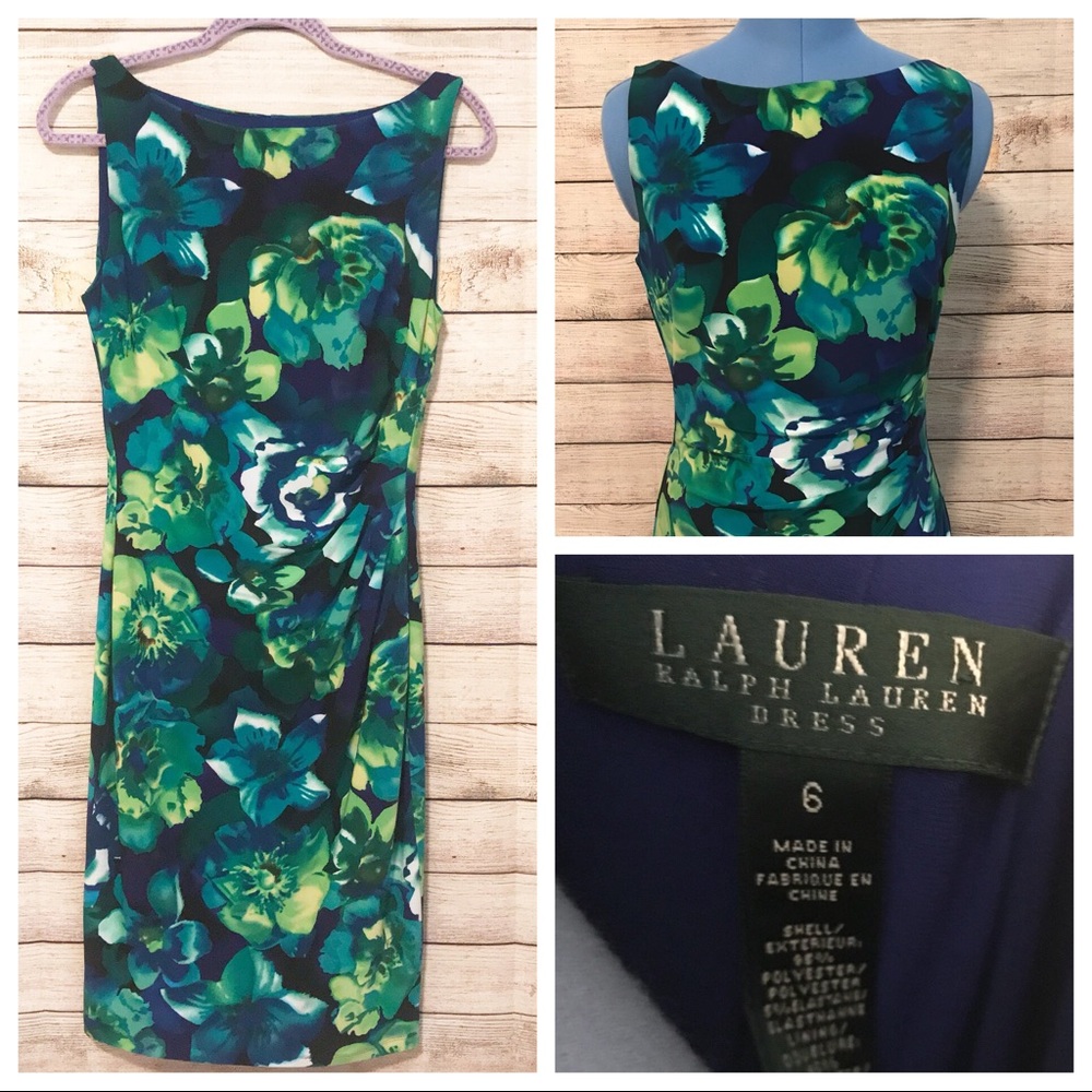 LAUREN RALPH LAUREN Floral Career Dress
